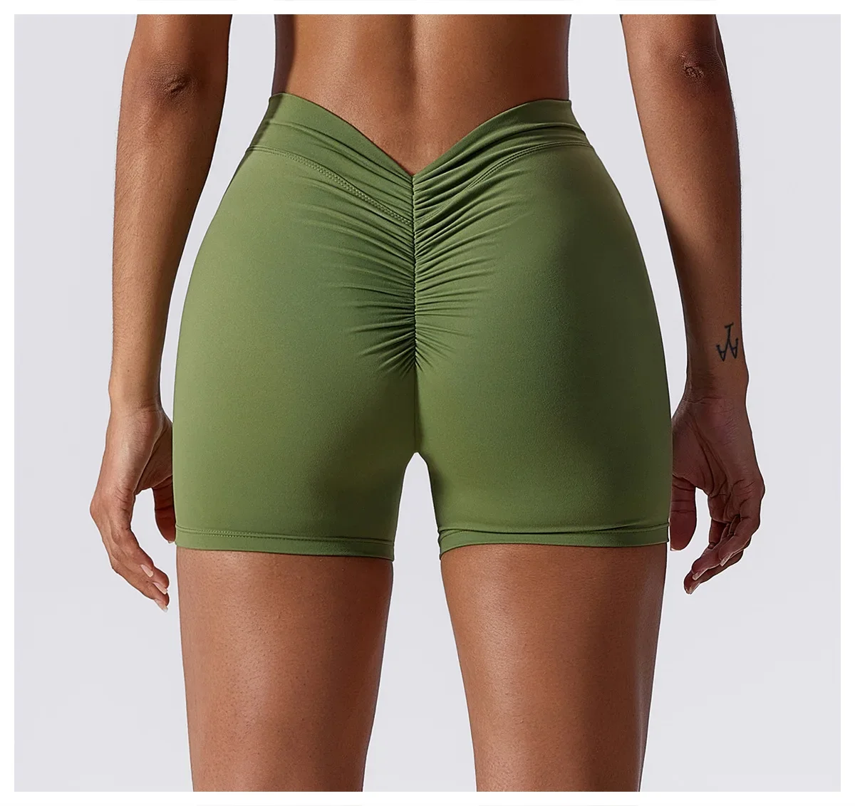 Scrunch Butt Yoga Short Fitness High Waisted Sports Shorts Yoga Shorts Seamless Push Up Gym Snorts Sport Clothes For Women