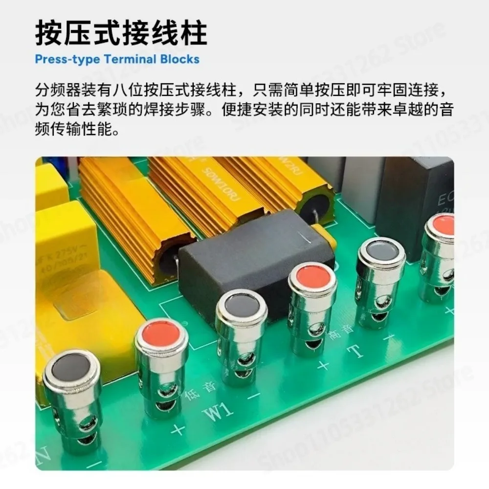 PA-3029 Hi fi 1000W high power 3 way crossover 1 high 2 low professional KTV speaker hifi audio crossover kit