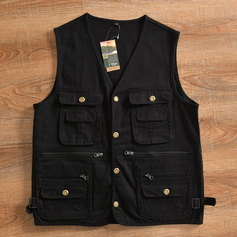 Thick shoulder coat with sleeveless top  trendy retro corduroy cotton workwear  vest for girls and boys  handsome autumn and win