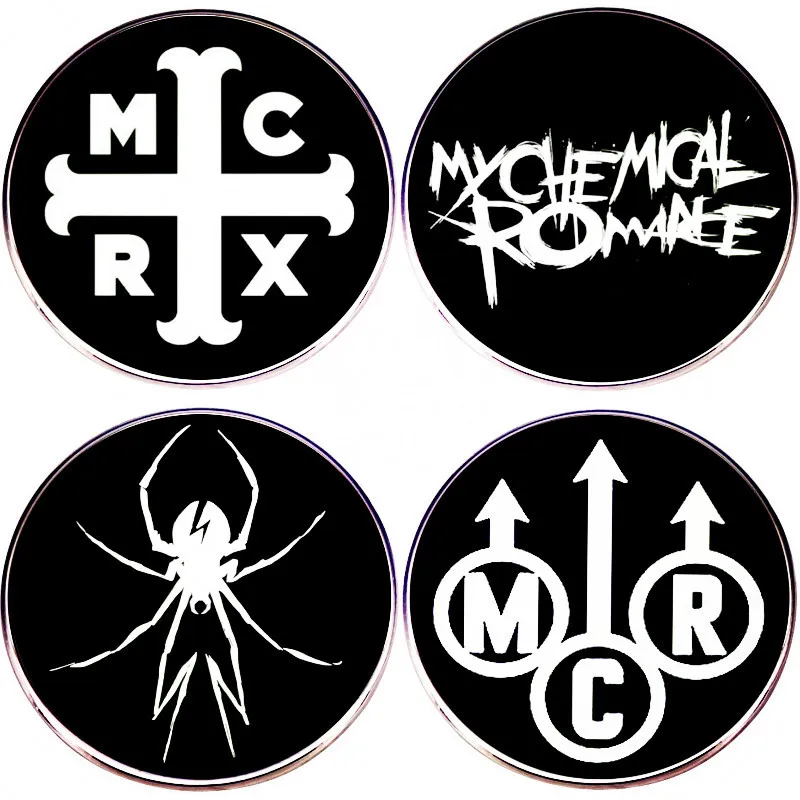 Rock Band Pins My Chemical Romance Cartoon Metal Badge Individuality Music Clothes Hat Backpack Accessory Gifts