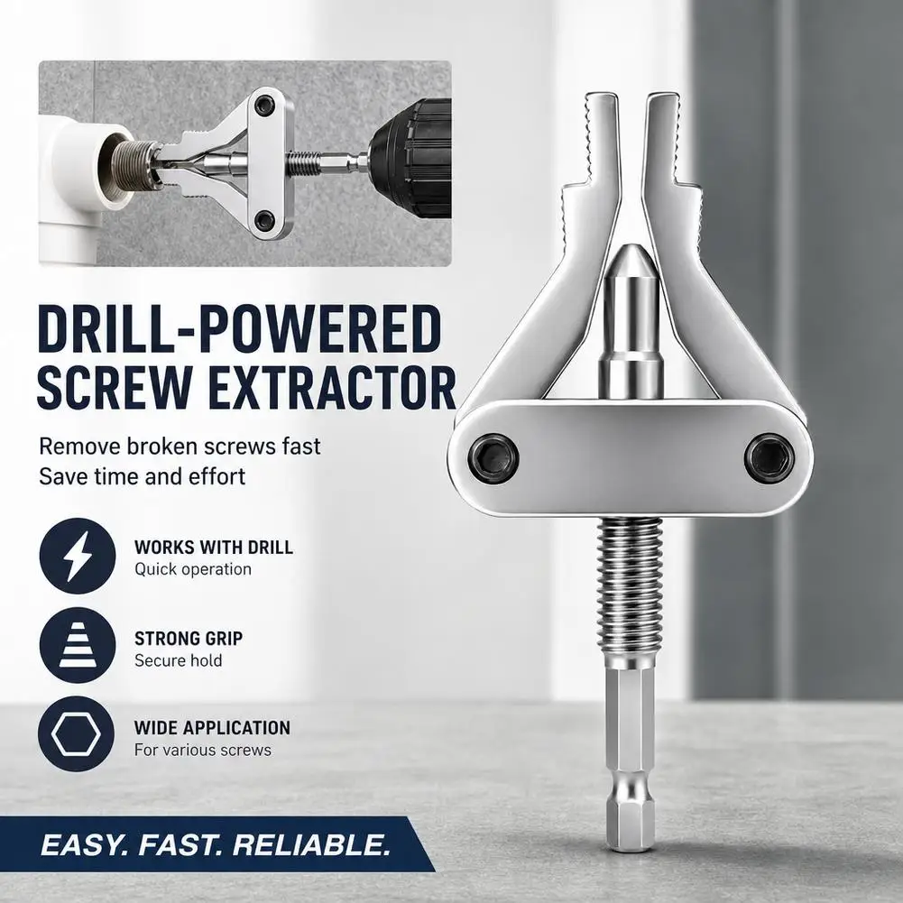 Handheld Drill Wire Extractor Rusted Faucet Integrated Wire Extractor 4 Minutes 6 Minutes 1 Inch Multifunctional Twisting Tool