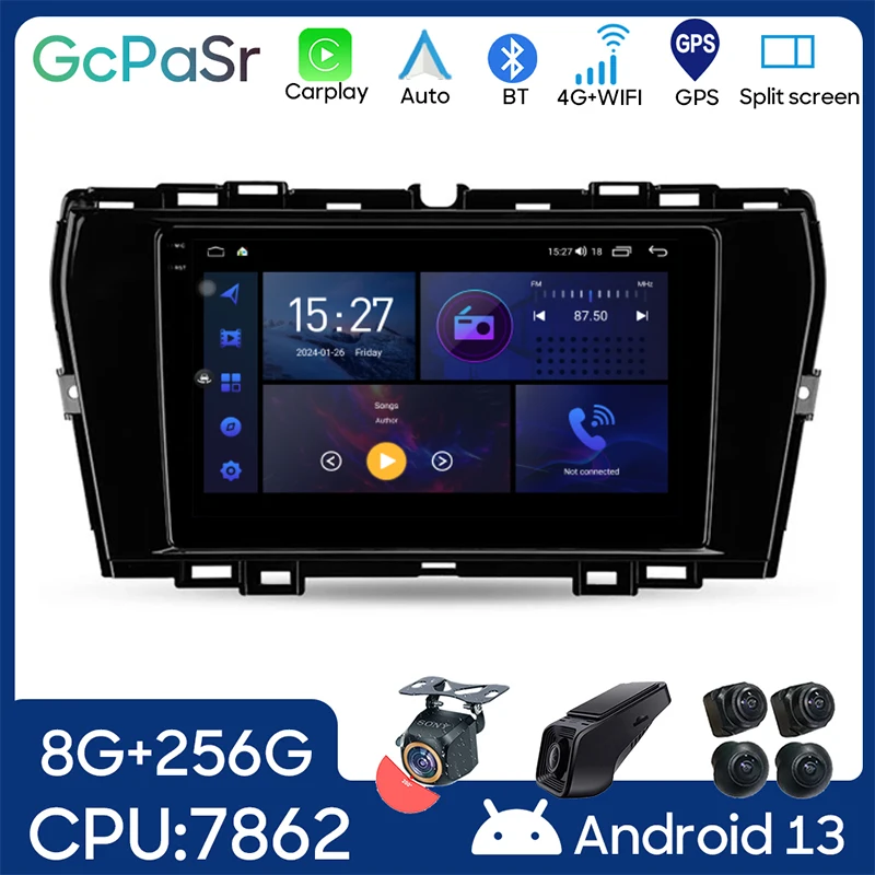 

Car Radio For SsangYong Tivoli 2019 - 2023 Android Auto Multimedia Player GPS Navigation Stereo Head Unit Carplay BT No 2din DVD