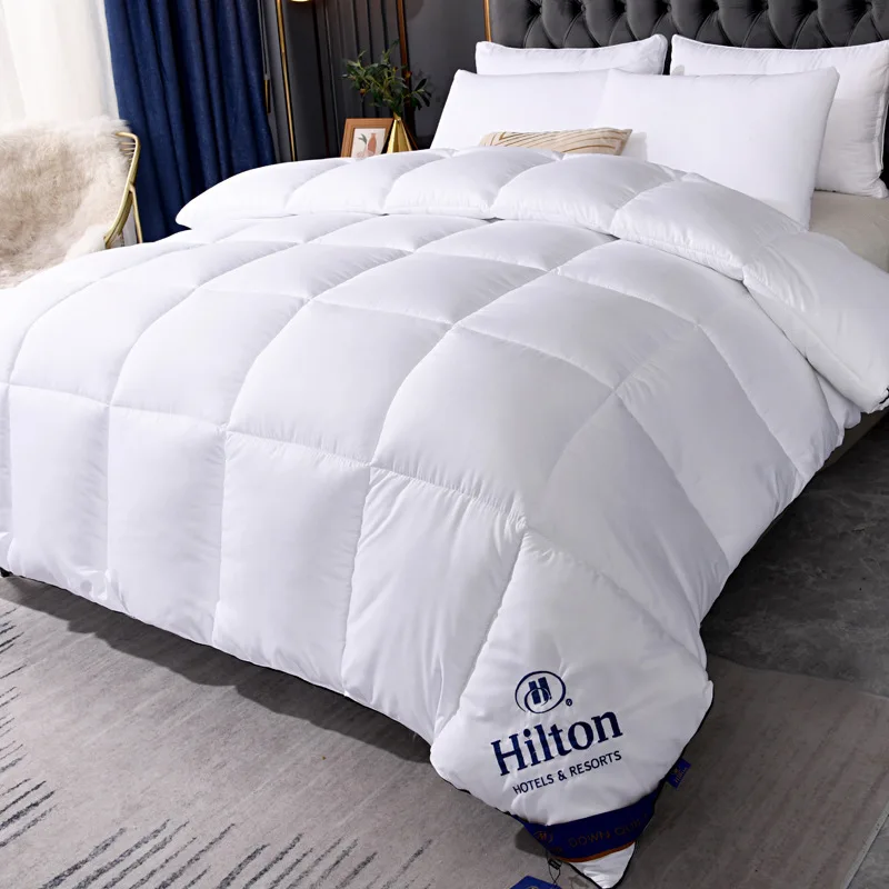 Hilton Hotel down Alternative Comforter Jewelry Gift Wrapped Bedding Quilt Coverlet for Autumn Winter Hotel Supplies view 2