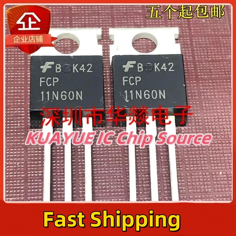 10PCS-30PCS/FCP11N60   TO-220 650V 7A/ Fast Shipping Quality Guarantee