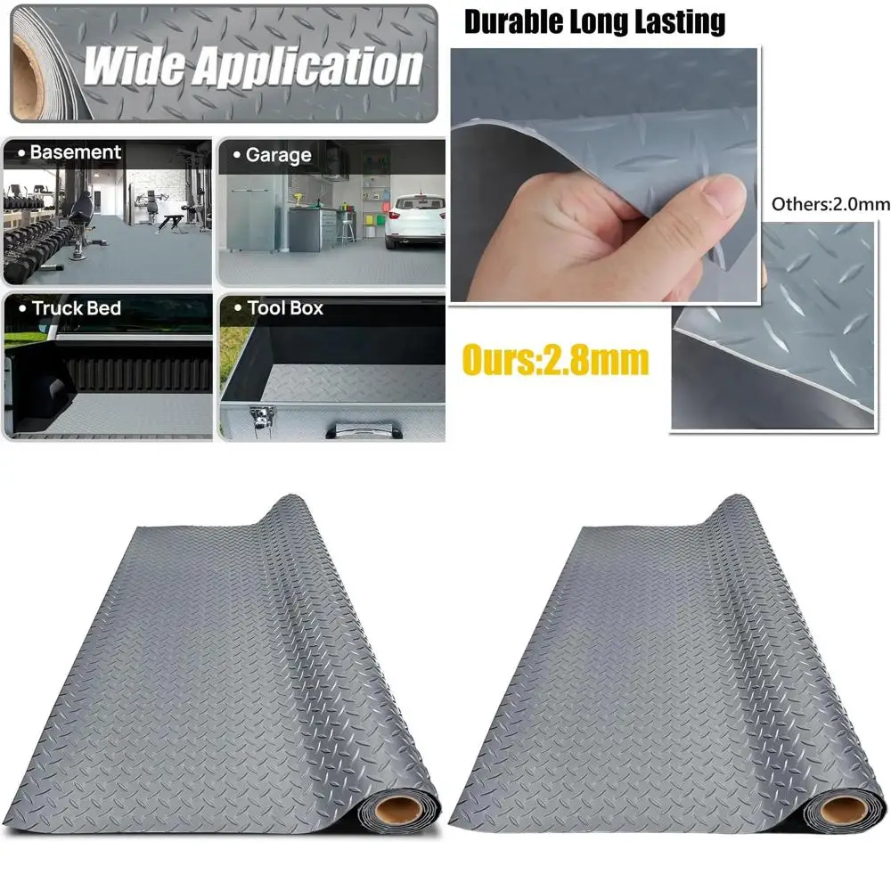 Thick Pvc Garage Fl…