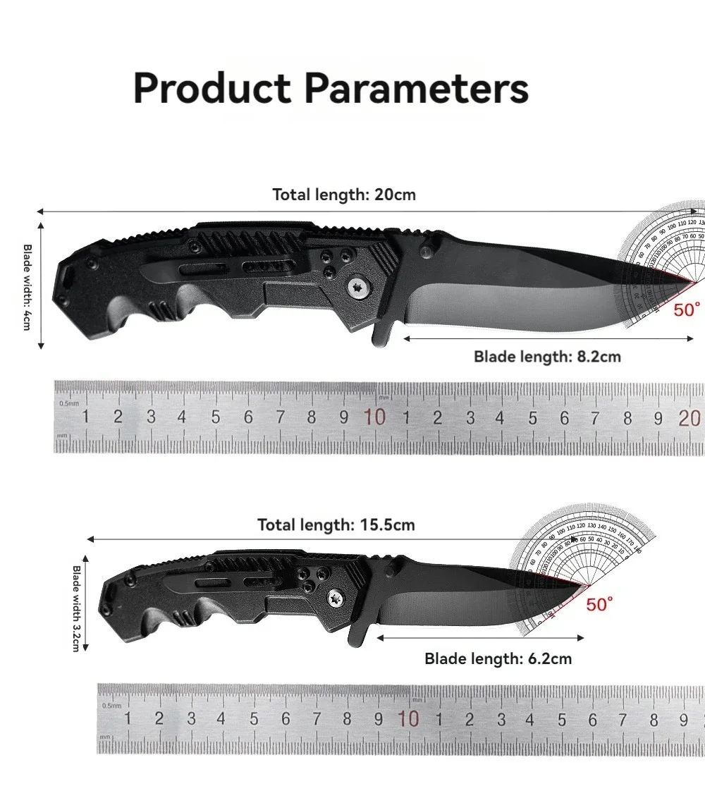 

Stainless Steel Outdoor Mini Folding Knife High Hardness Self-defense Folding Knife Camping Survival Knife