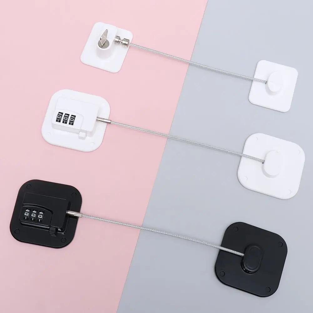 Infant Sliding Closet  Safety Refrigerator Lock Cabinet Locks With Metal Key or Coded Lock Digital Password