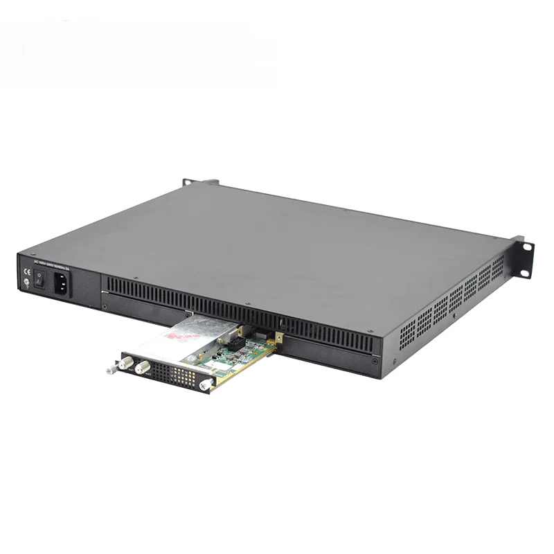 10G 96 in 1 DVB C Modulator SFP SFP+ to 64 IP QAM Modulator UDP to 112 DVB-C Rf Digital Modulator Built-in Multiplexer Scrambler