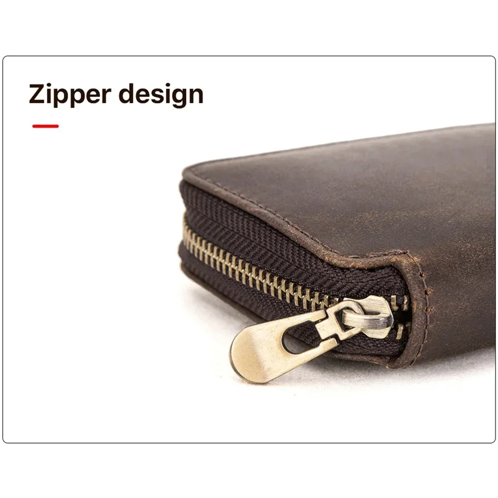 Creative Zipper Couple Watch Bag Vintage Leather Watch Case 2-Slot Watch Storage Bag Carrying Pouch Wristwatch Box Organizer DIY
