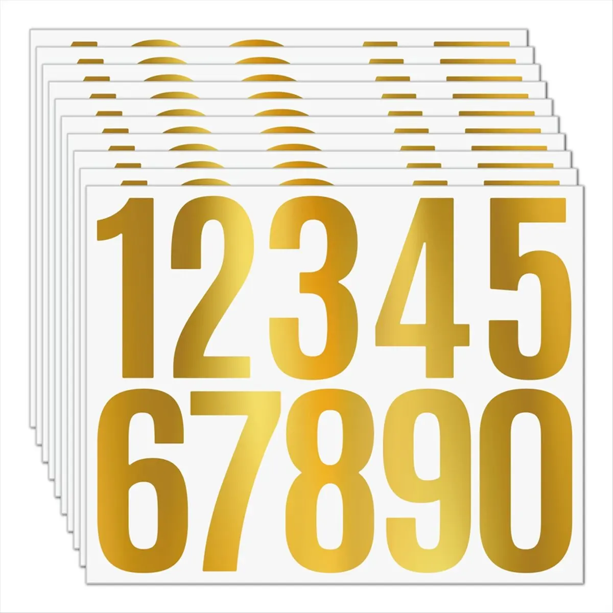 Super Sale 30Sheets 3Inch Vinyl Mailbox Numbers Stickers Self Adhesive Number Decals Stickers for Outside Mailbox,Signs,Window,D