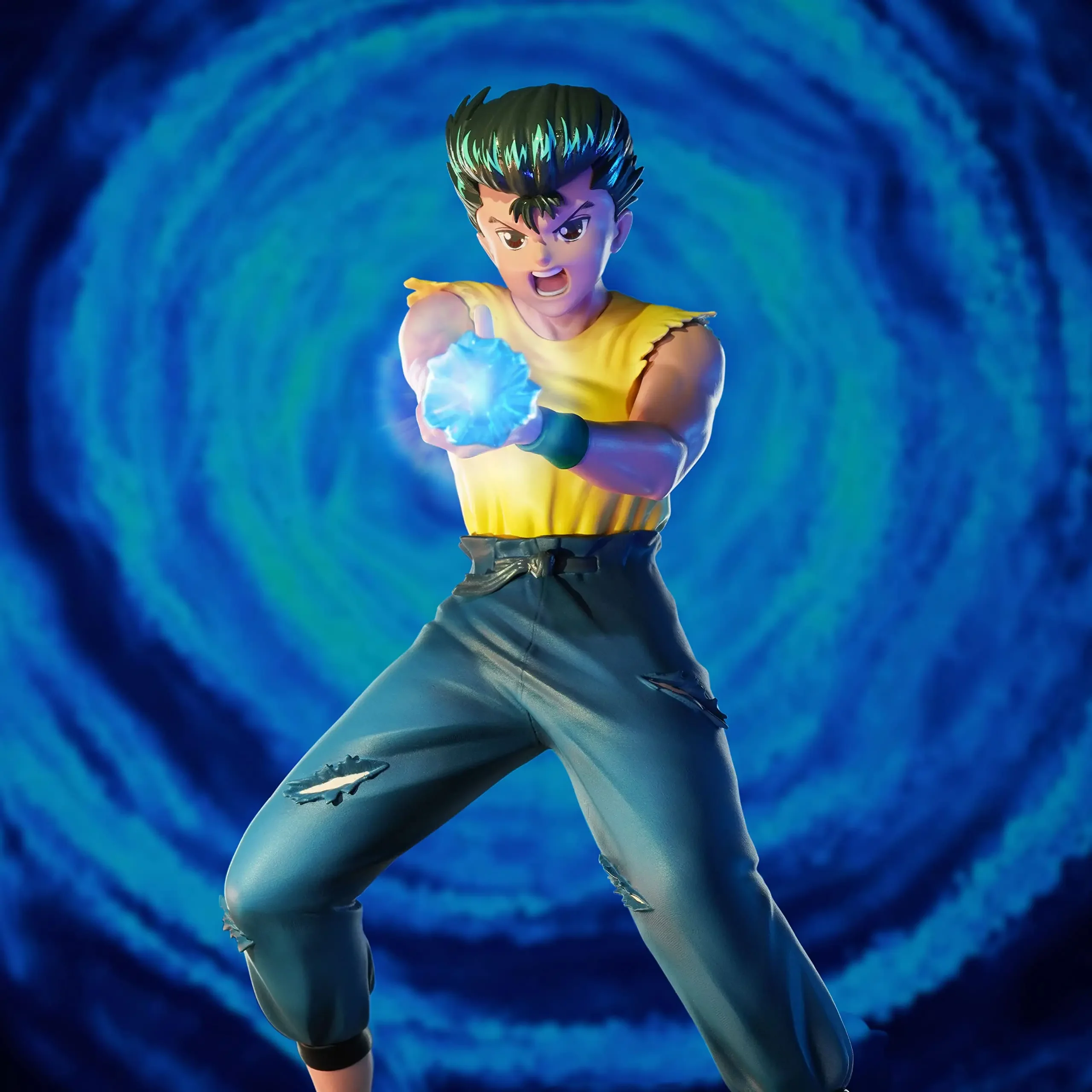TOYLINX Yu Yu Hakusho Yusuke Urameshi SFC قسط تحصيل PVC الشكل تمثال أنيمي مانغا تمثال غرفة المنزل مكتب هدية
