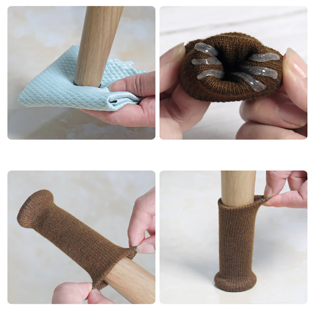 Silicone Anti Slip Table and Chair Foot Pads Wear-Resistant&silent Table Legs Chair Leg Protection Covers Chair Foot Covers