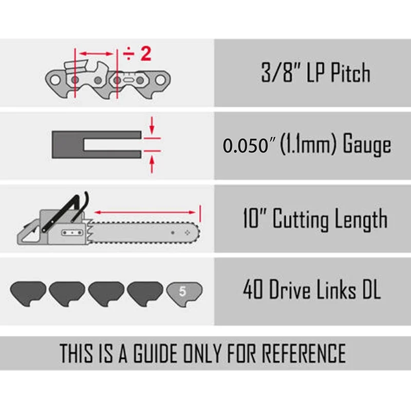 10Inch Pole Saw Chainsaw Chain 3/8\