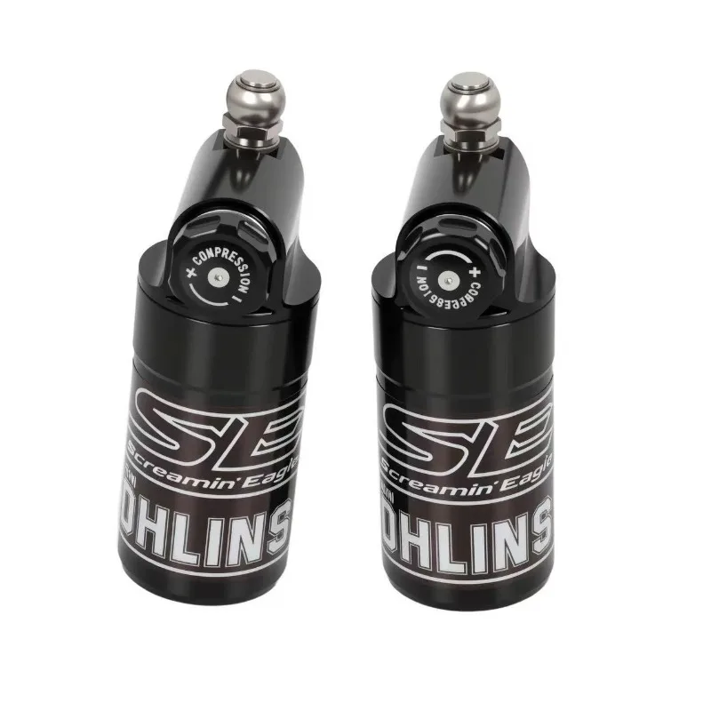 Fit Harley Road King Street Glide Modified Rear Shock Absorber Nitrogen Gas Suspension