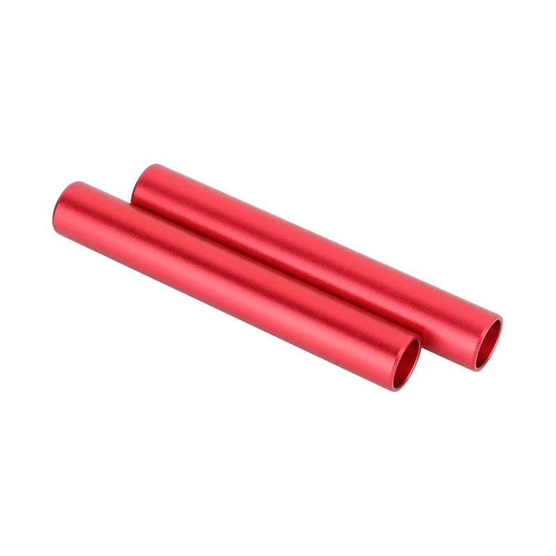 Suitable For 15mm Aluminum Rod 10cm Long with M12 Thread, Camera Rig Rail Extension Tube 1 Pair