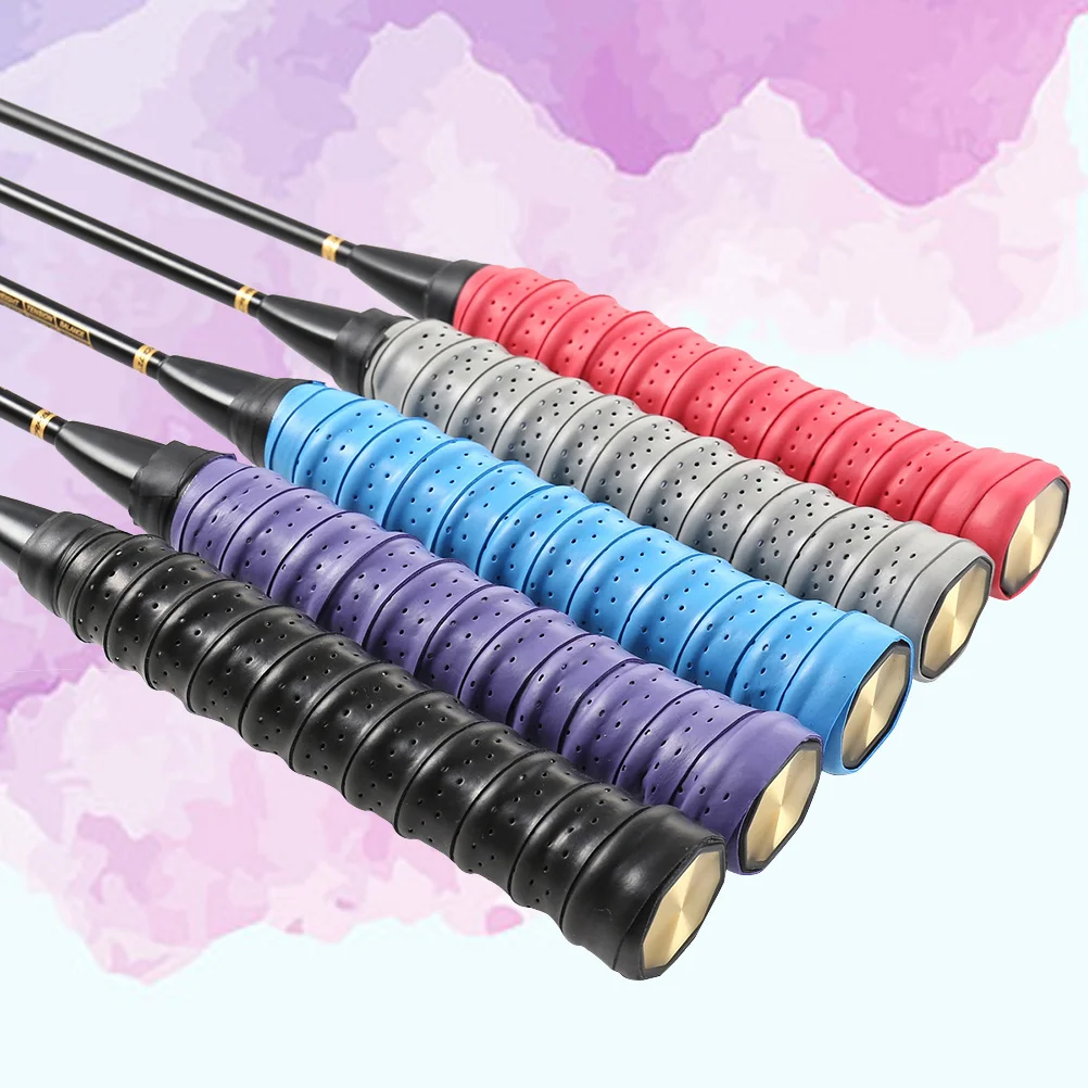 10 Stuks Hoge Kwaliteit Anti-Slip Racket Grip Tape Ademend Overgrip Voor Tennis Badminton Squash Sport Racket Hengel sprong