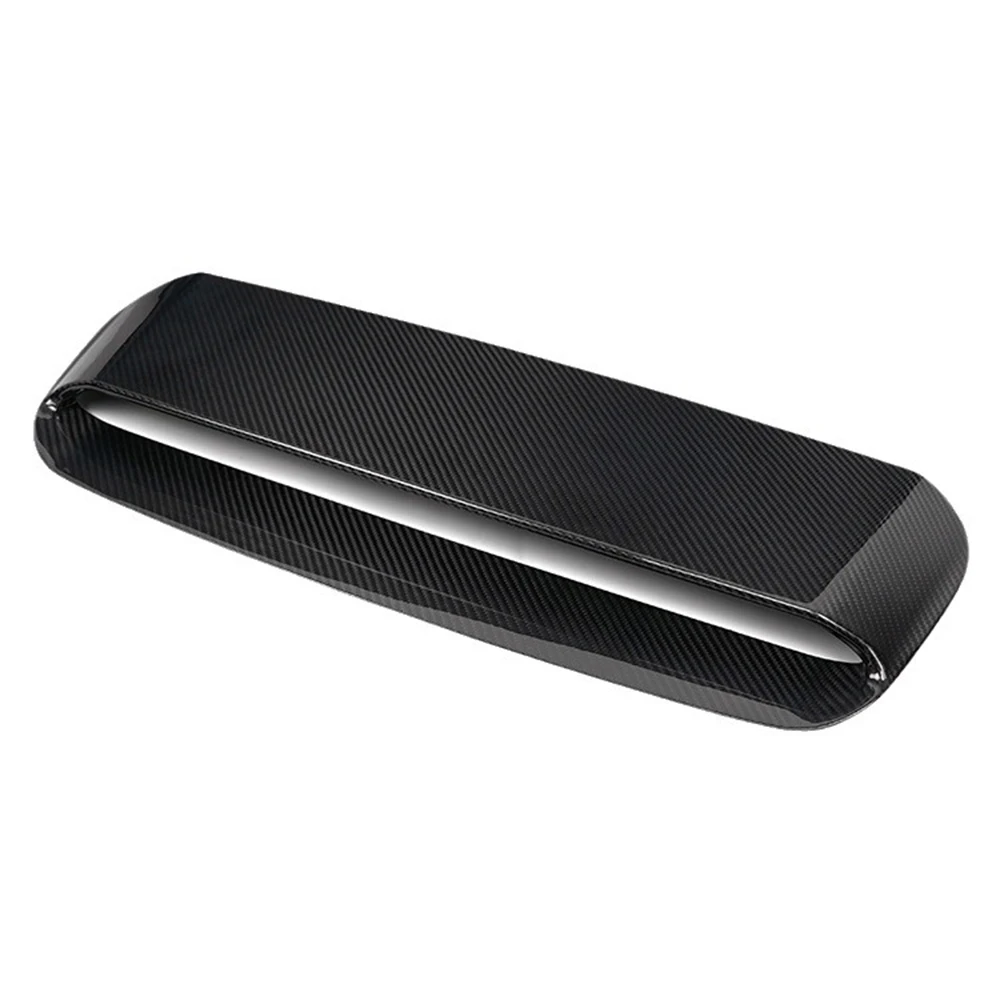 Car Styling Real Dry Carbon Fiber Engine Hood Air Vent  Fender Intake Scoop Trim Cover Sticker Decoration For Subaru WRX 2022+