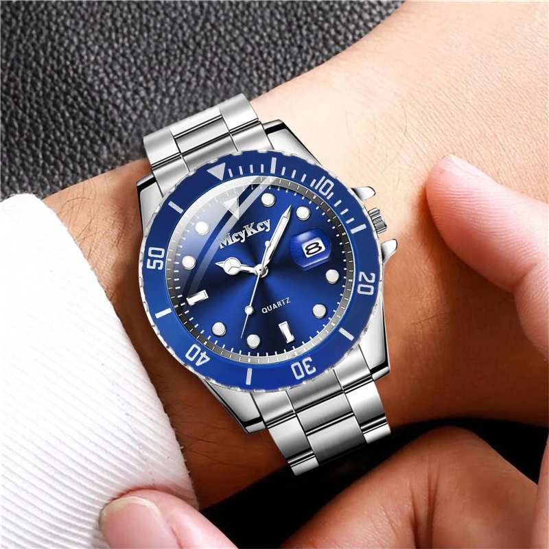 Luxury Large Dial Men's Business Watch
