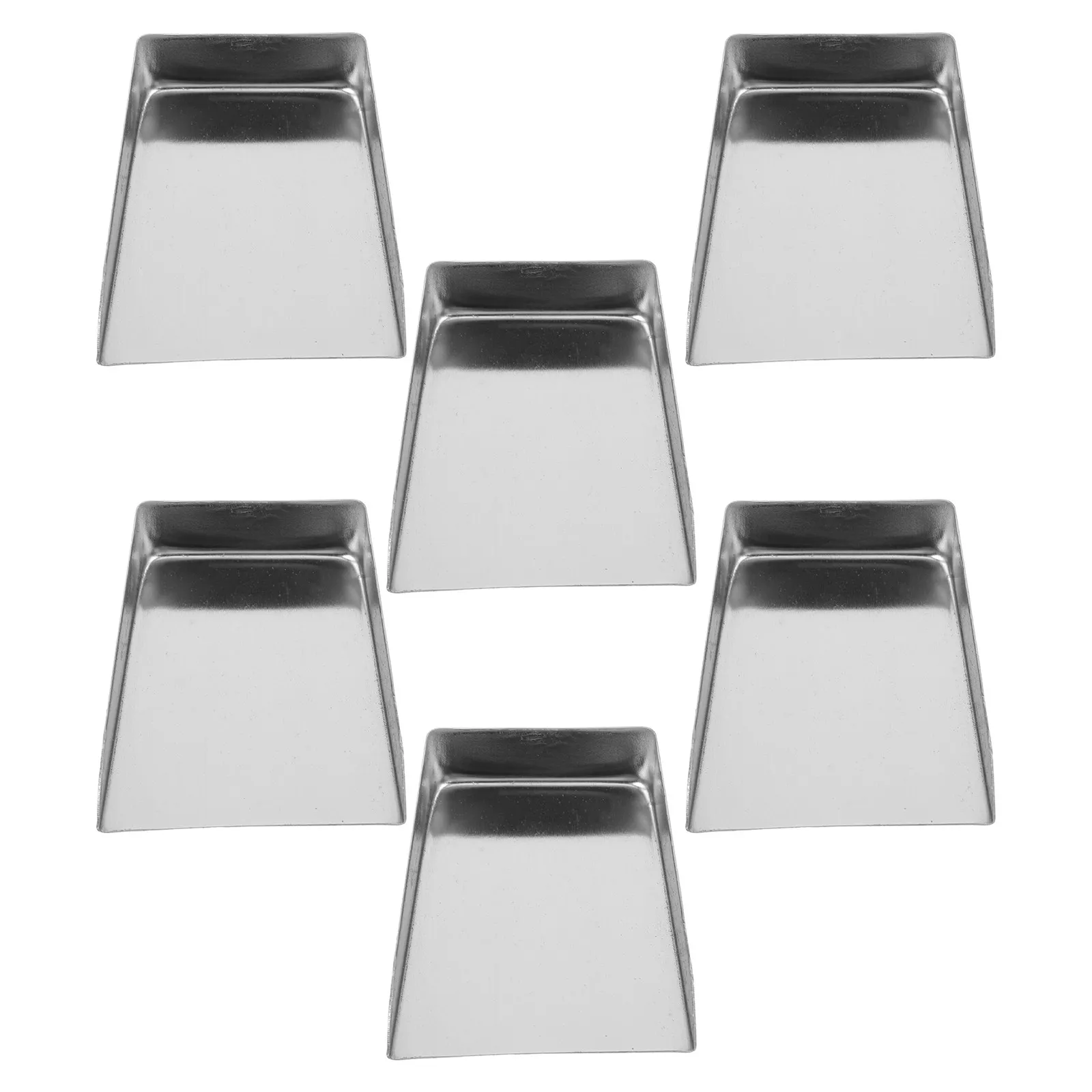 

6Pcs Jewelry Making Tools Stainless Steel Flat Square Mini Scoop Sorting Shovel Bead Pickup Portable Craft Spatula Bead