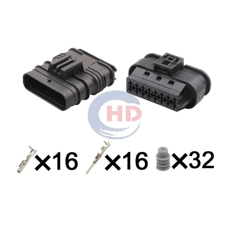

1-20 sets 16pin Front Rear Bumper Radar Harness Plug Connector HD165A-1.2-11 805-587-541