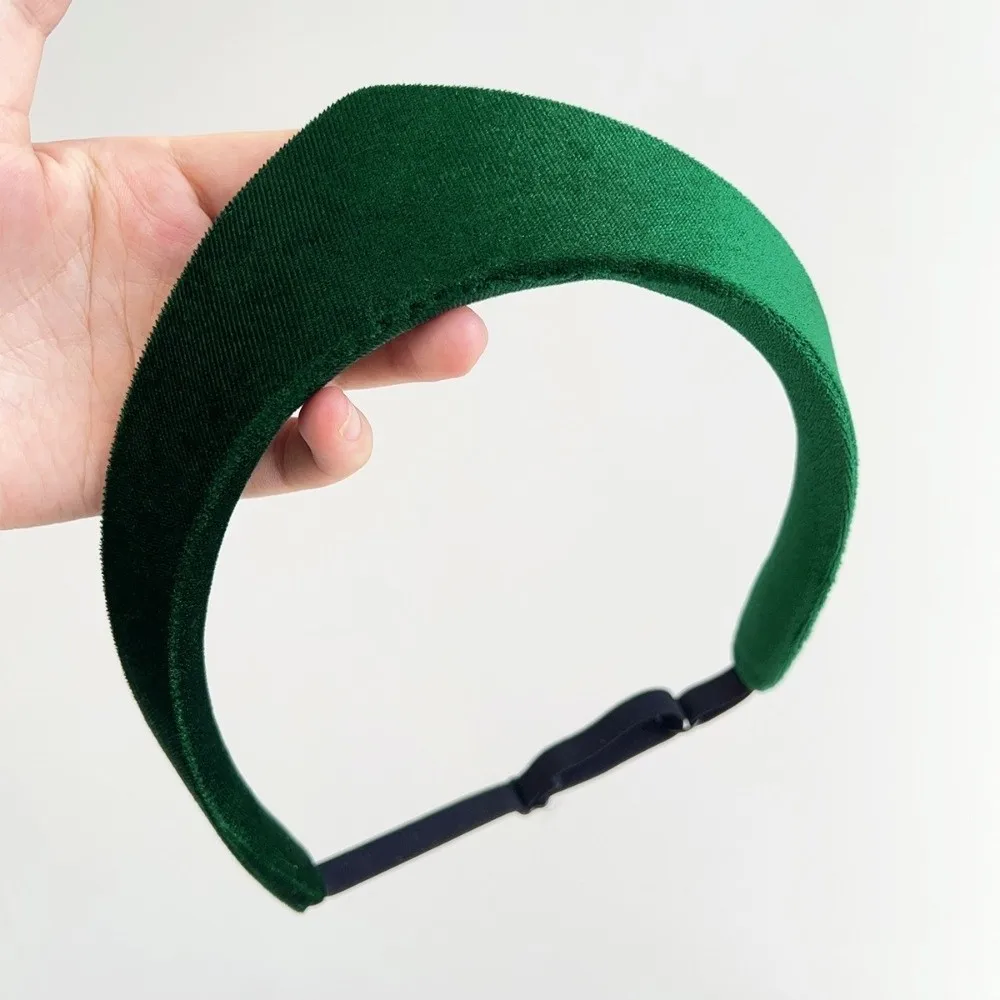 

Elegant Velvet Crown Headband Multiple Colors Soft Fabric Smooth Texture Headwear Retro Style Unique European Hairband Wedding