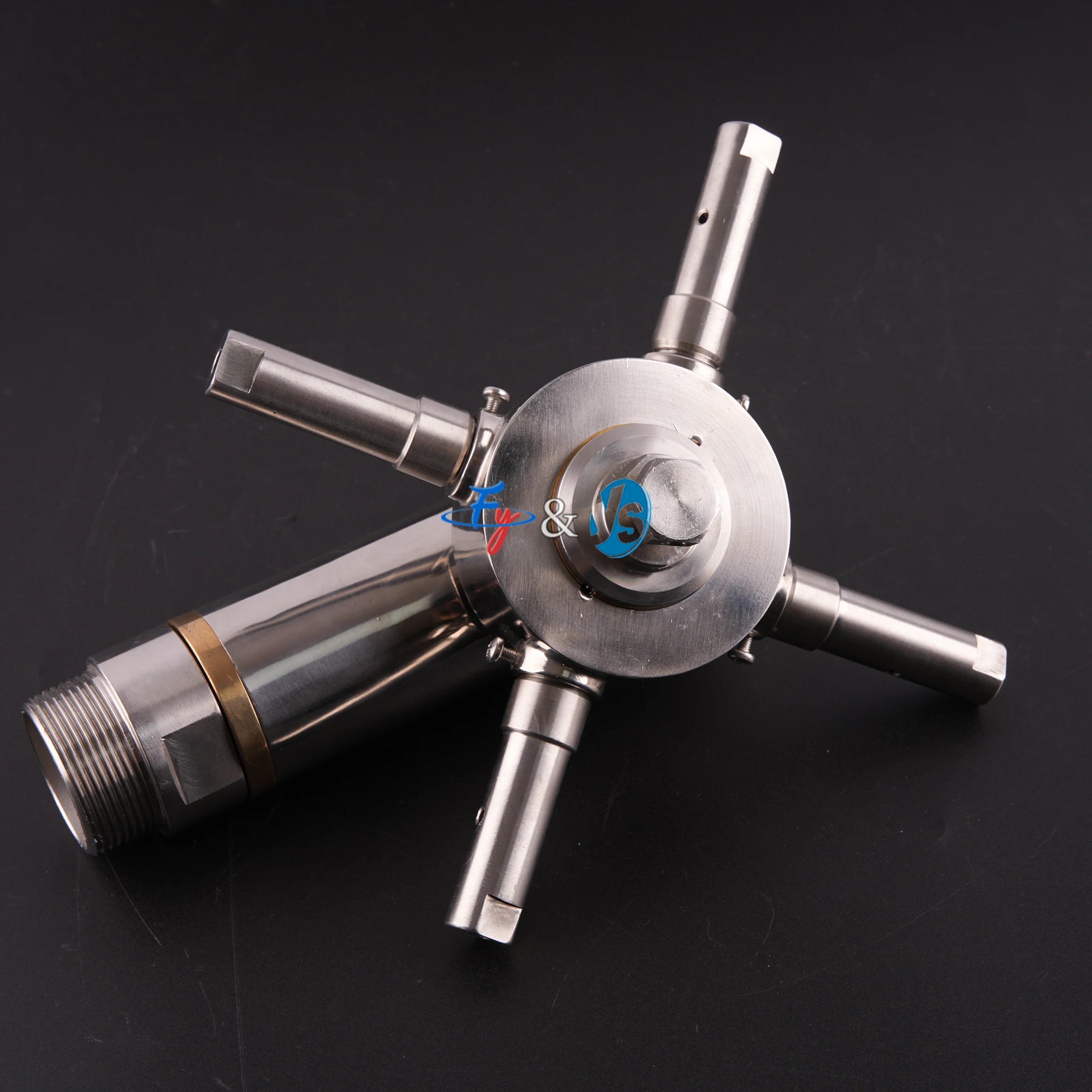 KT-599 Stainless Steel Bottle and Can Cleaning Nozzle 360 Degree Bottle and Can Inner Wall Cleaning Equipment