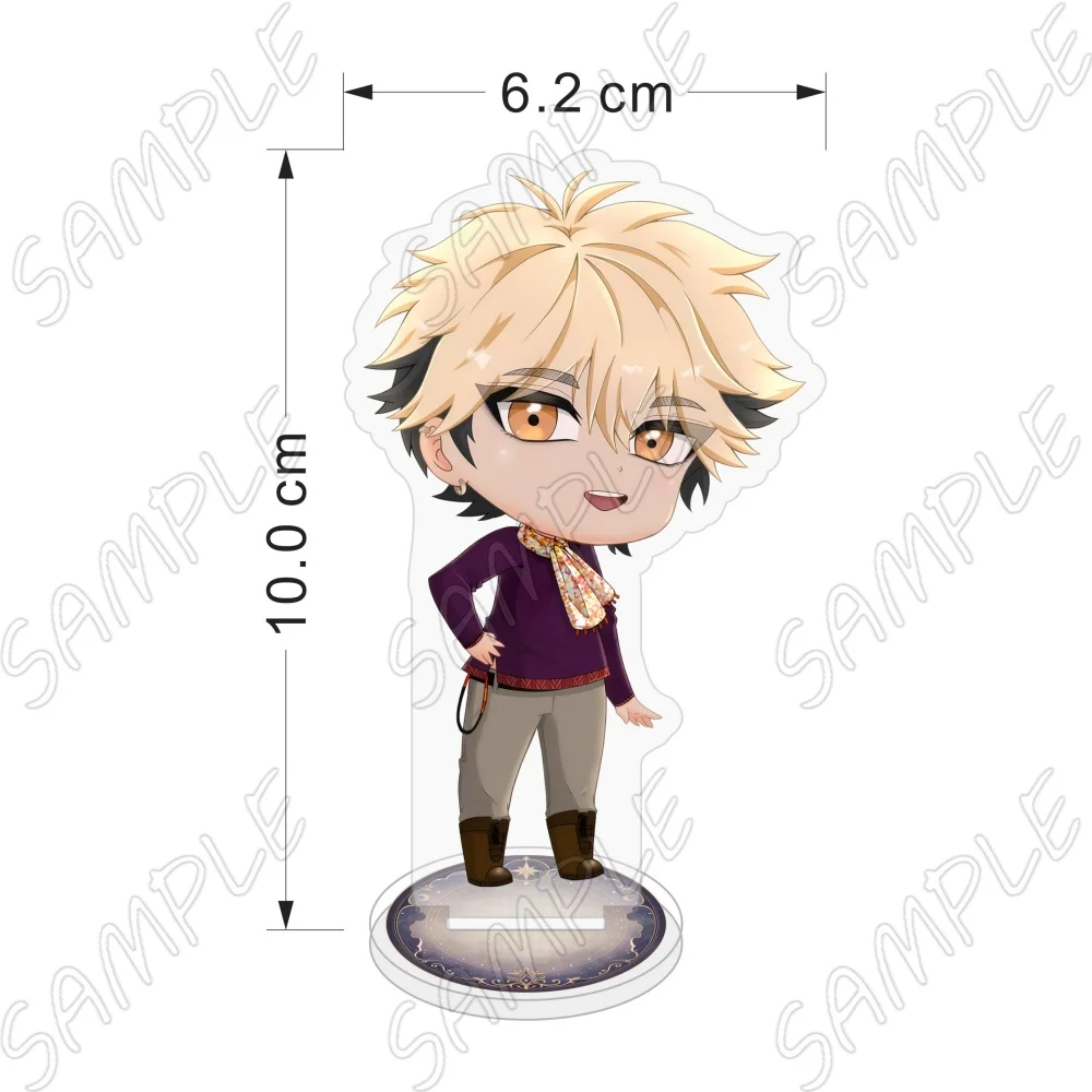 Link Click Anime Acrylic Stand Figure 10cm Chibi Kawaii Cheng Xiaoshi Lu Guang Qiao Ling Qian Jin Cosplay Desktop Decor Keychain
