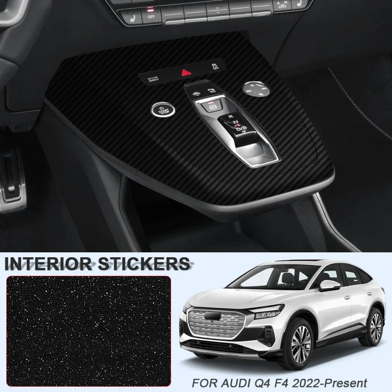 

Для AUDI Q4 F4 2022-настоящее время автомобиля, карбоновая внутренняя наклейка, подъемная оконная панель, наклейка, защитная пленка для внутренней двери, аксессуар