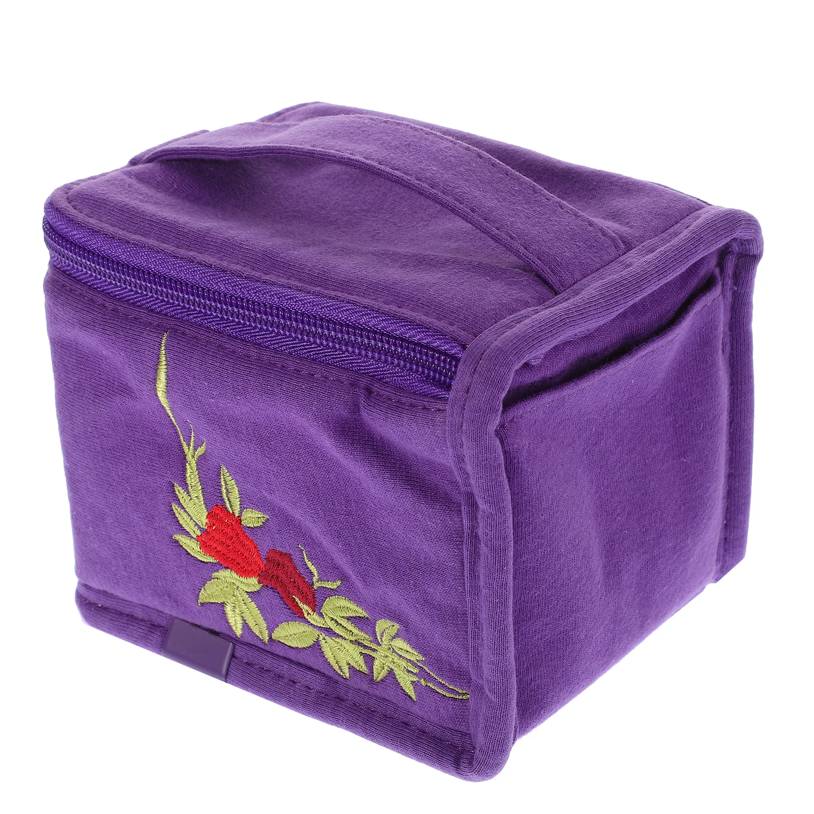 

1pcs Storage Bag Durable Organizer Case Portable Travel Essential Oil Bottle Carrier With Handle Heavy Duty Zipper For