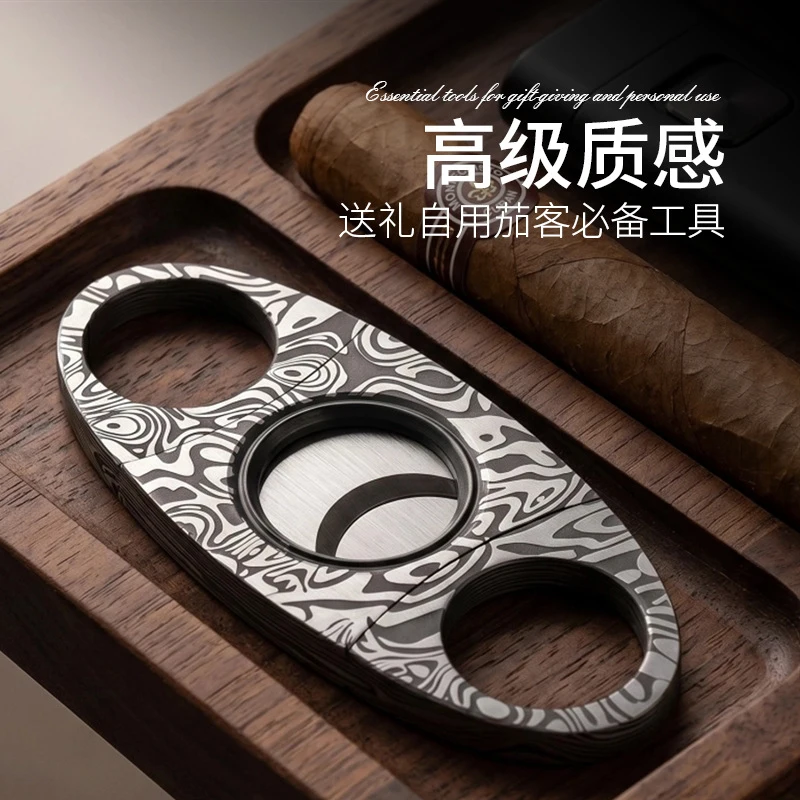 Stainless Steel Cigar Cutter Metal Classic Cutter Guillotine Cigar Scissors Gift Puncher Cutting Knife Cigar Accessory