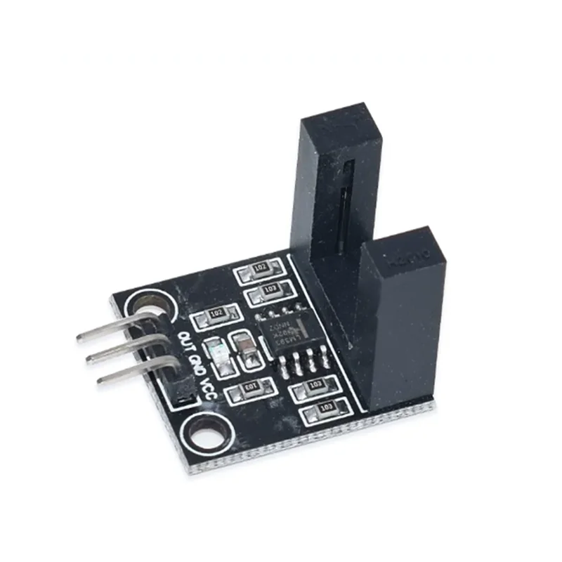 1PCS Infrared beam photoelectric counting slot type optocoupler speed measurement module wide and narrow versions