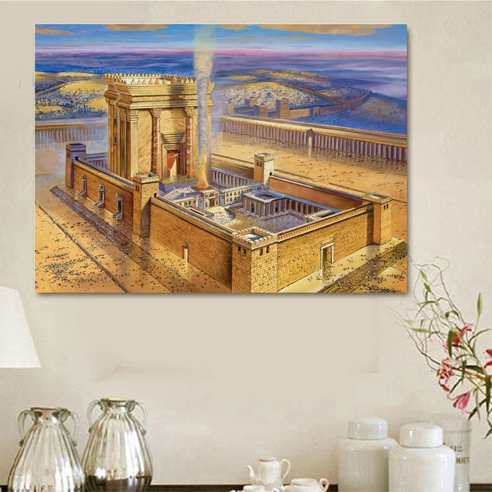 Wailing Wall Jerusalem Diamond Painting New 2023. 5D DIY Cross Stitch Kit Diamond Mosaic Jewish Christianity Religion Home Decor