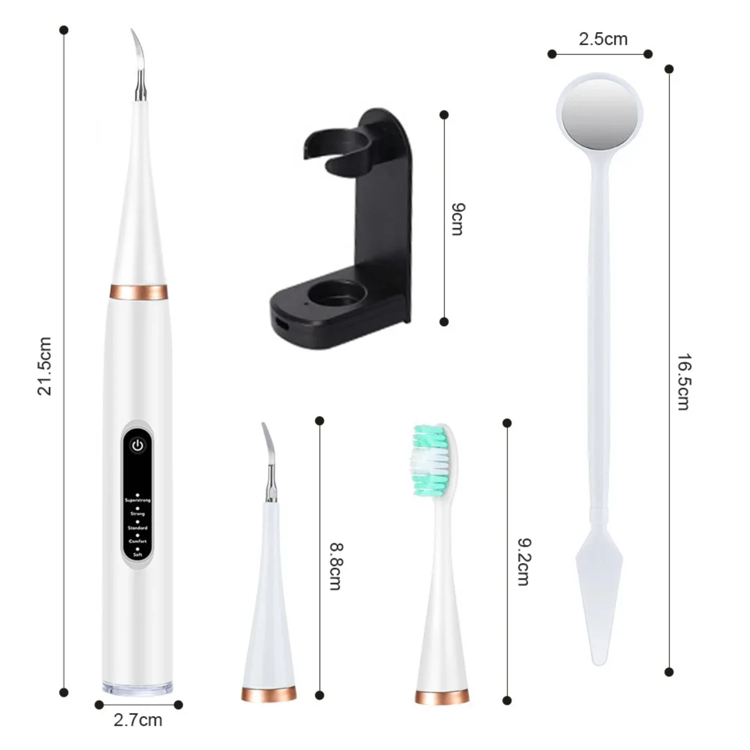 

Sonic Teeth Cleaner Dental Teeth Scaler Tooth Calculus Removal Stains Tartar Remover Tool Teeth Whitening Toothbrush