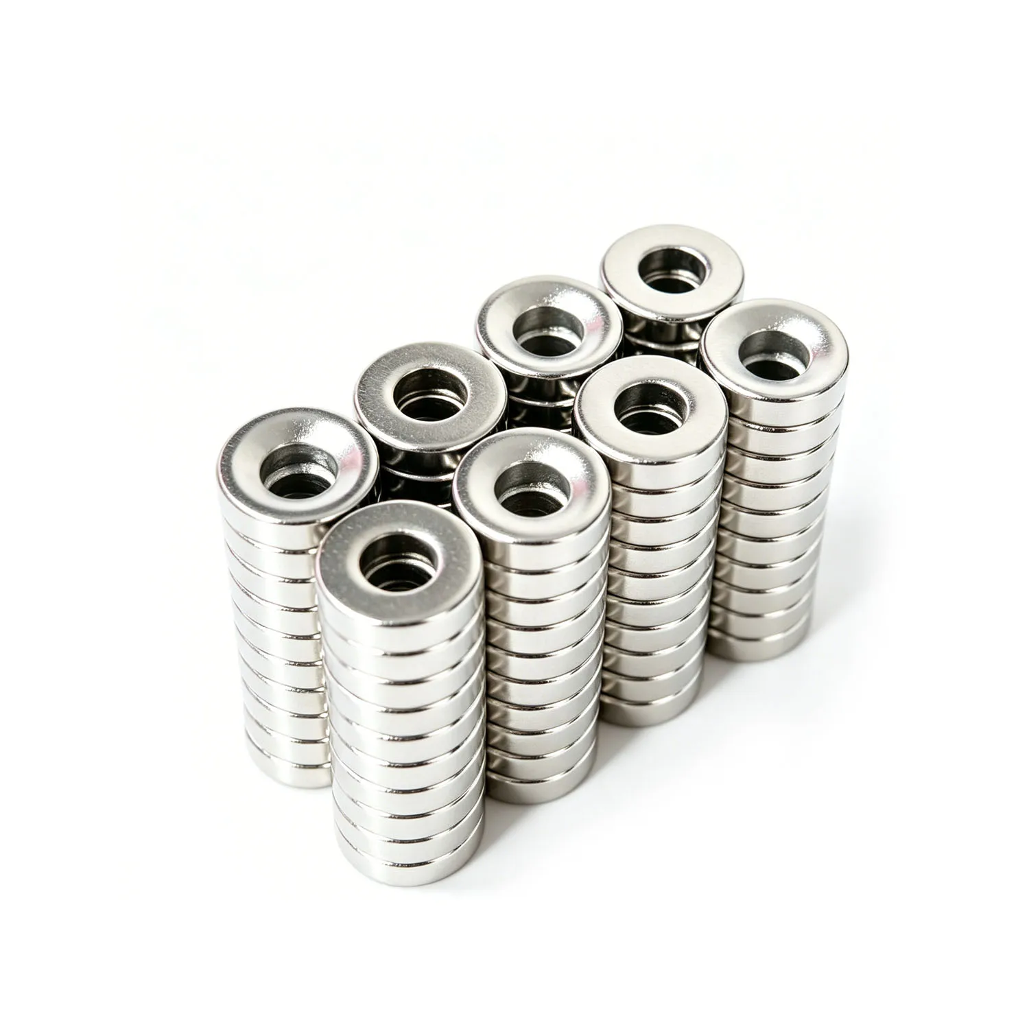 10x3-4mm super Strong Neodymium Magnets with Hole Dia10mm With M4Countersunk Ring Hole NdFeB  Round N38 Magnet Strong for DIY