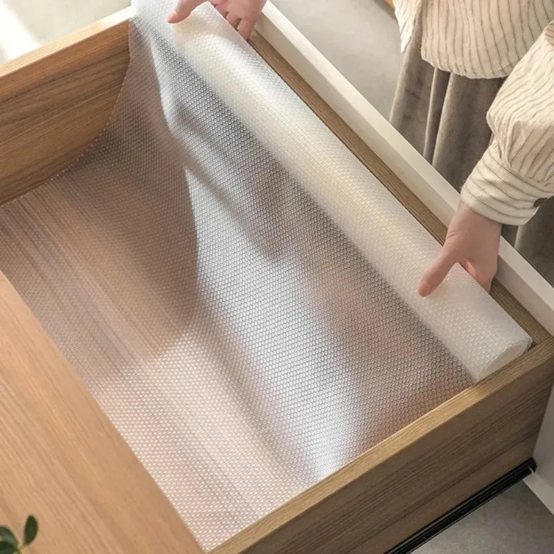 Kitchen Cabinet Mats Reusable Drawer Mats Refrigerator Non-Slip Mats Washable Dustproof Non-Slip Placemats Kitchen Tools