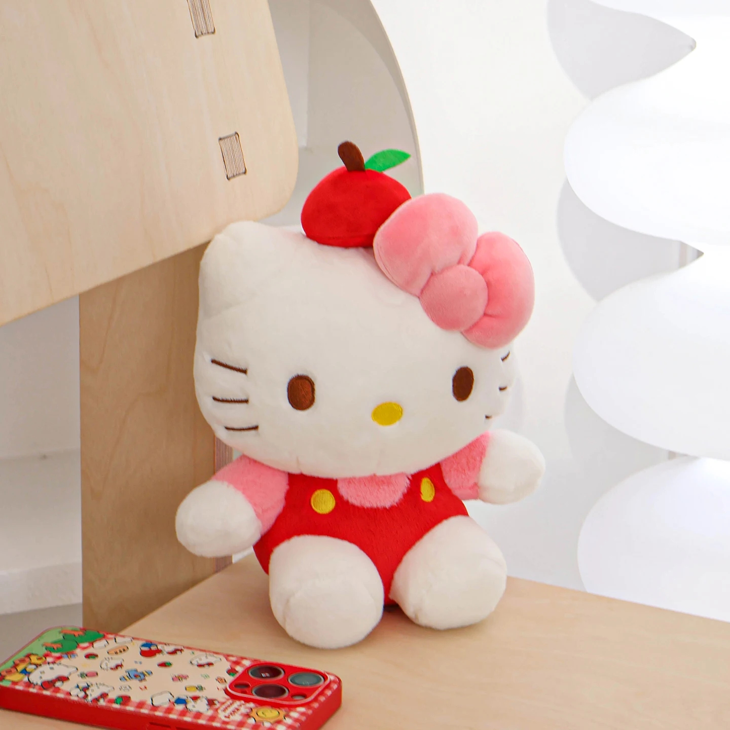 

Genuine Sanrio Hello Kitty Anime Cute Plush Stuffed Toys Soft Throw Pillow Home Ornaments Peluche Doll Christmas Gifts For Girl