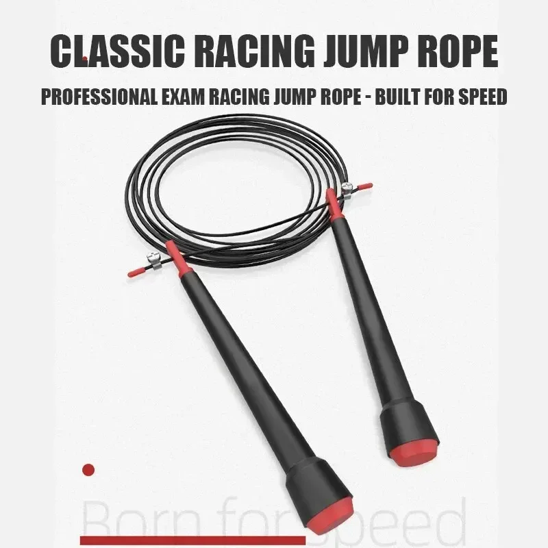 Jumping Rope Sports Comfortable And Smooth Jumping Rope Adjustable Sports Speed Steel Wire Jump Rope Dance ribbons Pull up rings