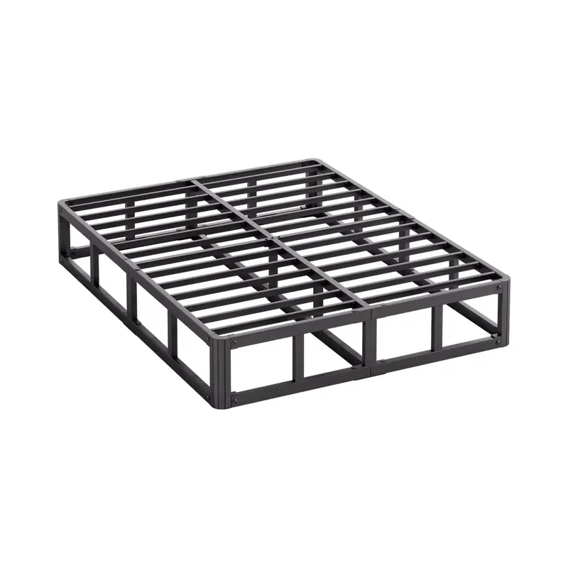 for Low Profile Sturdy Platform Bed Frame with  Steel Support High Weight Capacity Easy Assembly No Box Spring Needed