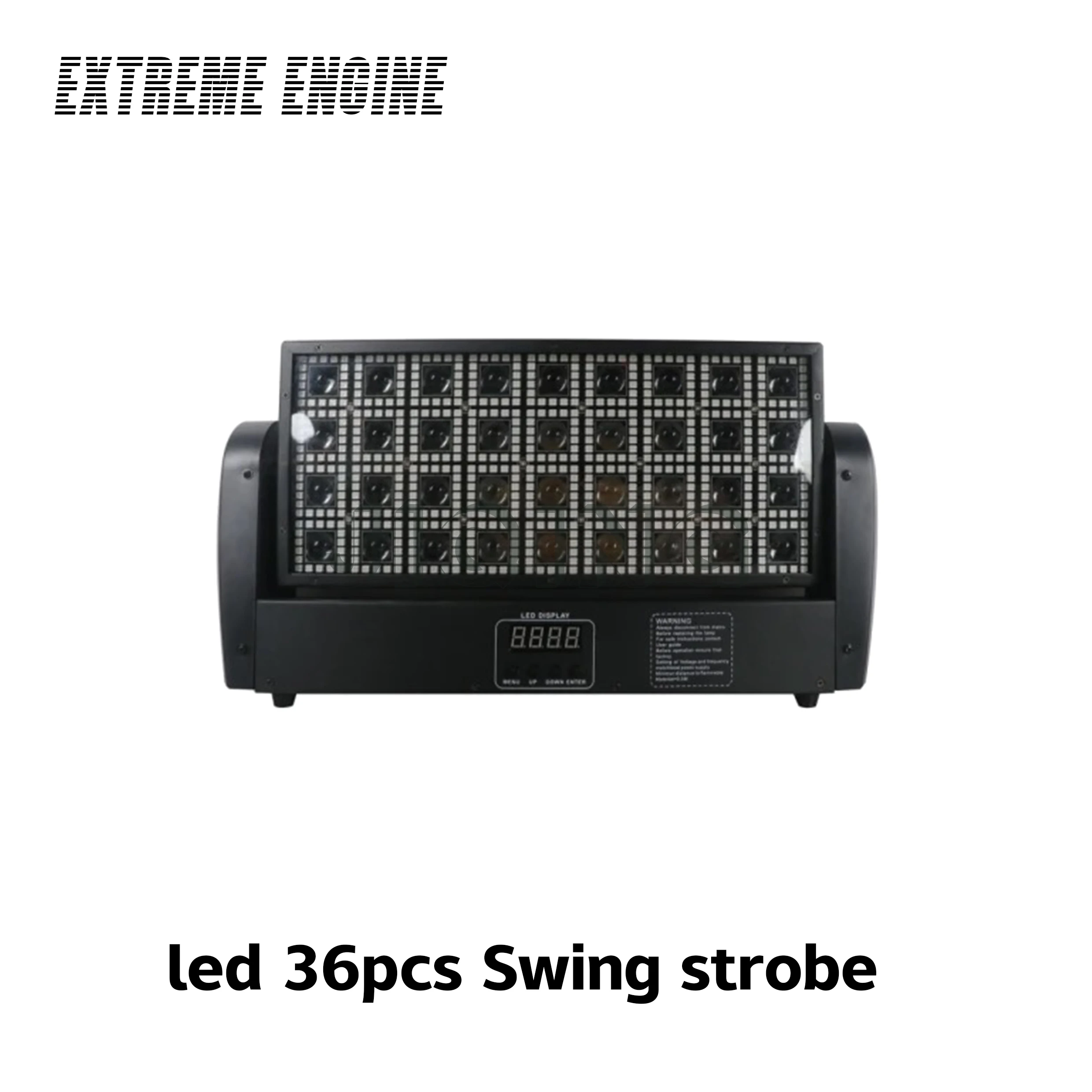 LED Strobe 36+36 Zone RGBW Wash Beam Effect Moving Head DMX512 Single Control Horse Racing Konzert Bar Club Nacht Bühnenbeleuchtung