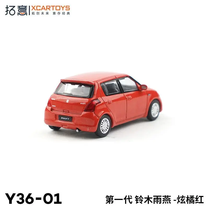 XCARTOYS 1/64 Suzuki Swift Modello di auto in lega Collezione di giocattoli in miniatura Simulazione Ragazzi Auto giocattolo scorrevole