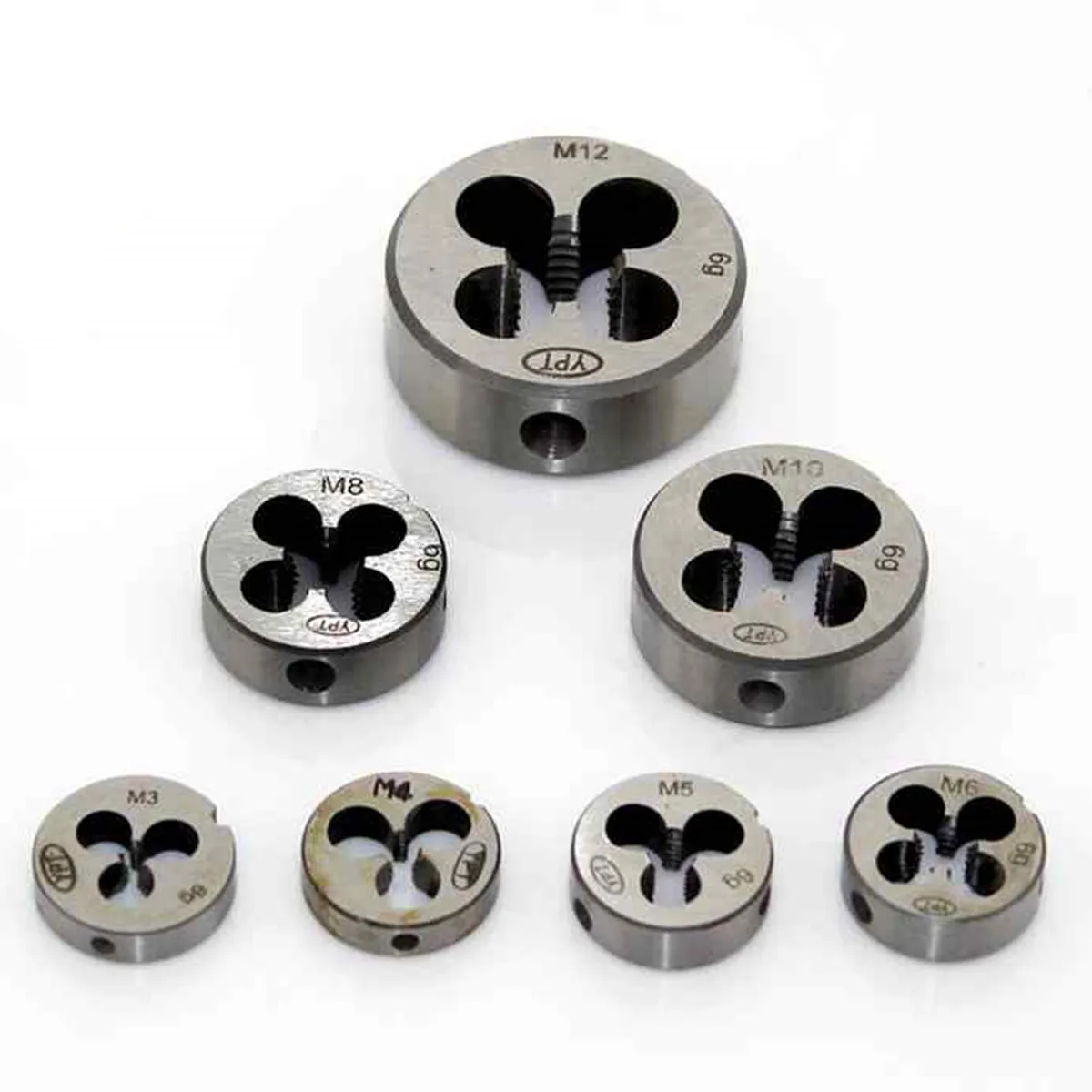 M5 M5.5 M6 M6.5 M7 M7.5 M8 M8.5 M9 M9.5 M10 M11 M12 M13 M14 M15 x 0.5 0.75 1.0 1.25 1.5MM Metric Right Hand Die Alloy Steel
