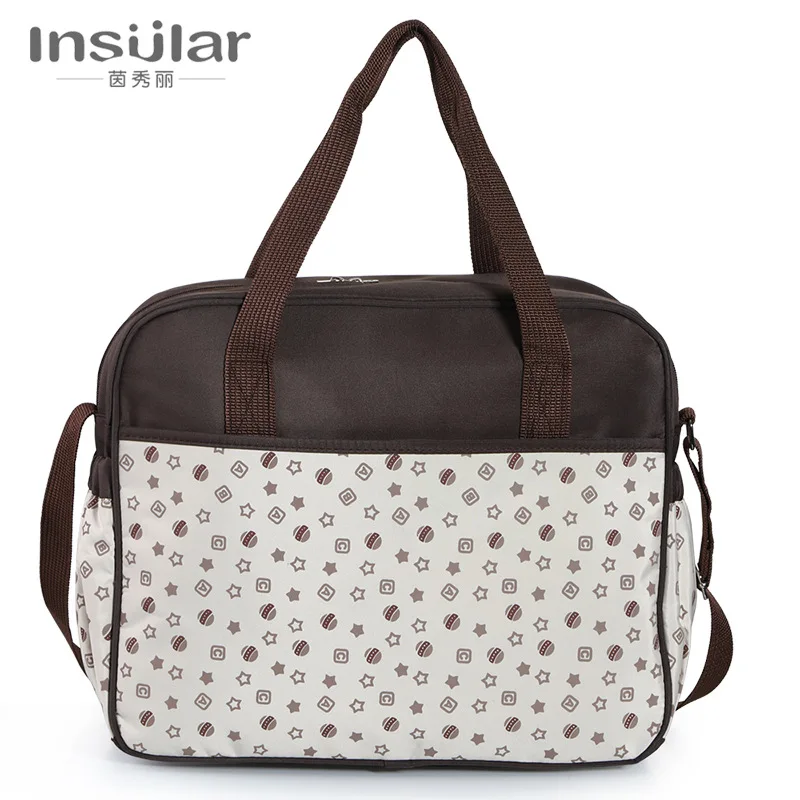 Large Capacity Multifunctional Fashion Shoulder Crossbody Waterproof Mommy Bag Mother and Baby Outing Bag Mom Bag