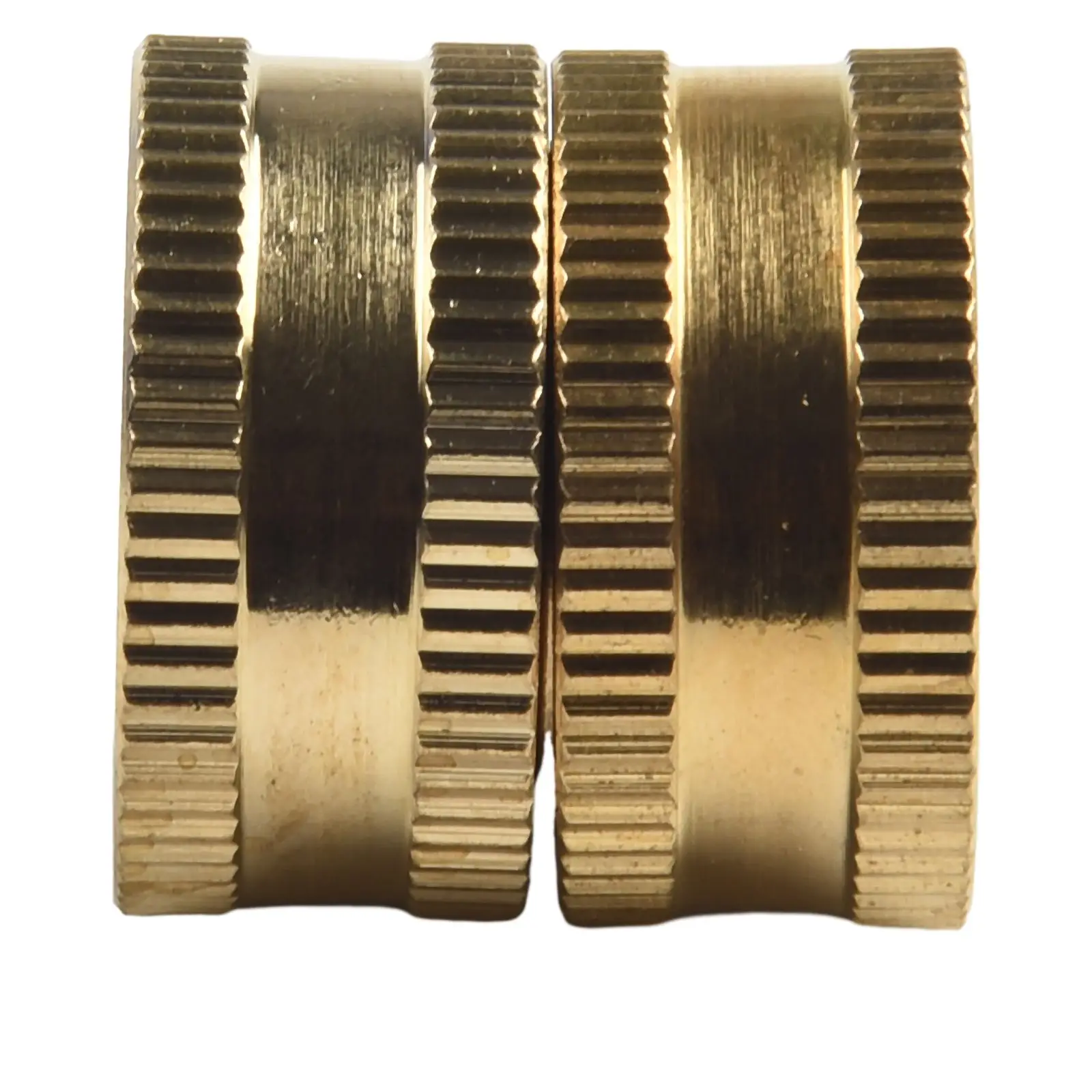 3/4 Inch Female-Female Brass Hose Coupler for Connecting Garden Hoses Suction Devices Faucets Sprinklers and Hose Nozzles