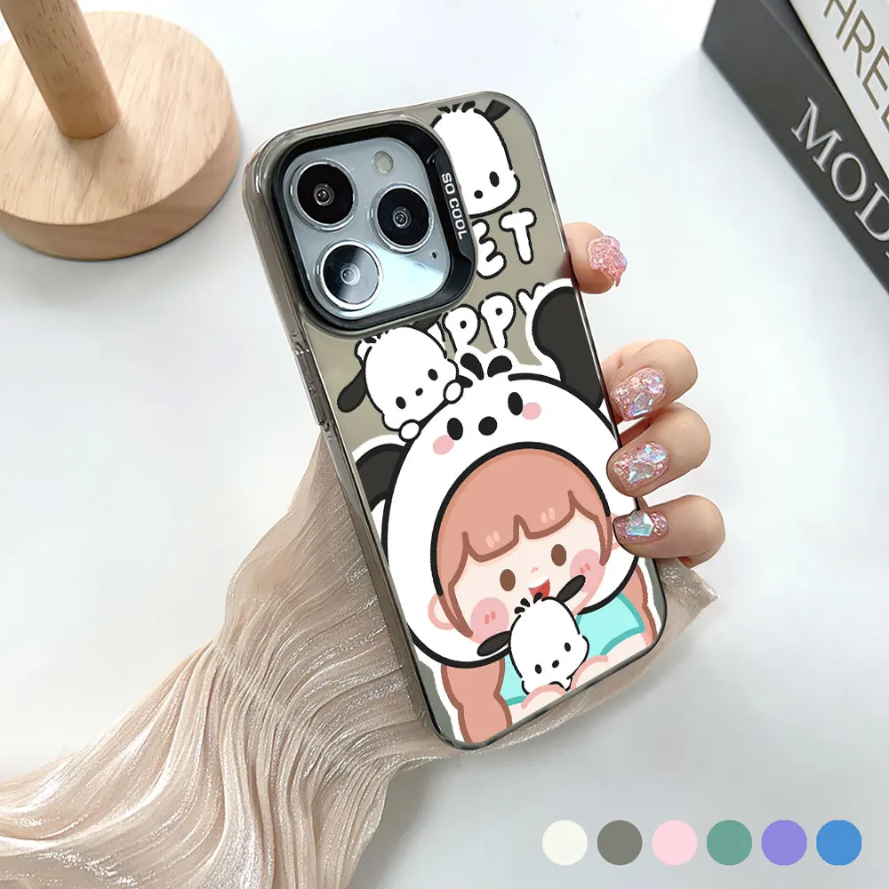 My Melody casing ponsel Anime Pochacco, pelindung HP untuk VIVO Y30 Y30I Y27 Y22 Y21E Y21A Y21G Y21T Y21 Y20 Y17 Y16 Y15A Y15 Y9 Y7 Y03 S 4G 5G