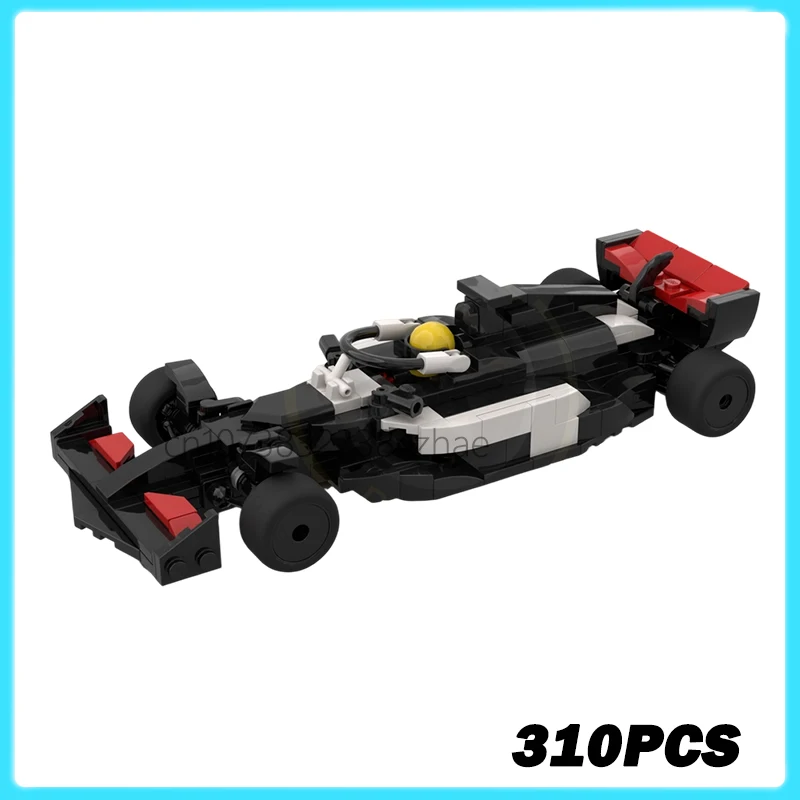 

310 шт. MOC-241499 гоночный автомобиль, спортивный гоночный автомобиль, модель строительных блоков, кирпичи, креативная сборная игрушка для мальчиков, взрослых и детей, подарок на день рождения