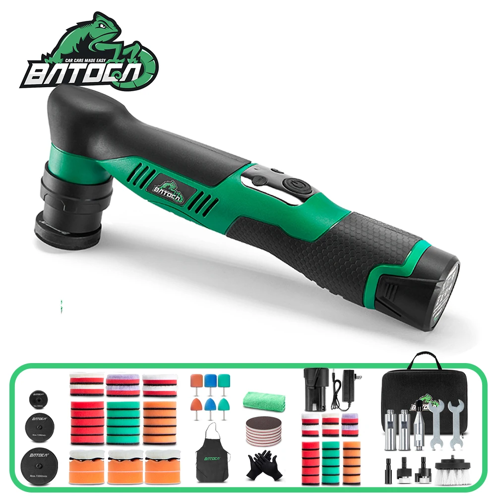 Mini Polijstmachine Accu | 2-in-1 Excentrisch Retourdeal
