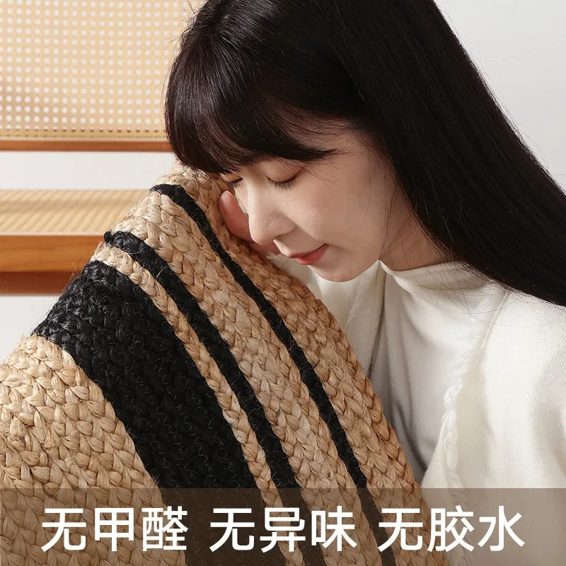 Пасторальный стиль, чайный домик, джут, круглый, ковер, ручная работа, кровать и завтрак.