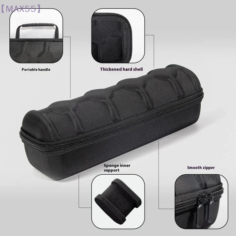 【MAX-55】صندوق تخزين للساعة المحمول مقاوم للماء وسحاب فريد وحقيبة حمل EVA وحقيبة تخزين منظم لساعة اليد الذكية