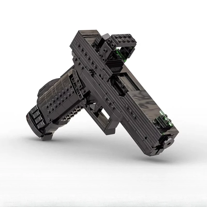 510PCS Klassieke Pistool G19 Bouwstenen Emissibility Met Bullet Monteren Gun Bricks Wapen Speelgoed Cadeau Voor Militaire Fan
