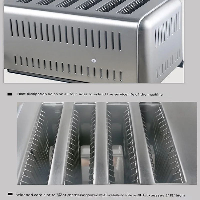 محمصة خبز ذكية مع تحكم WiFi لتحميص مخصص